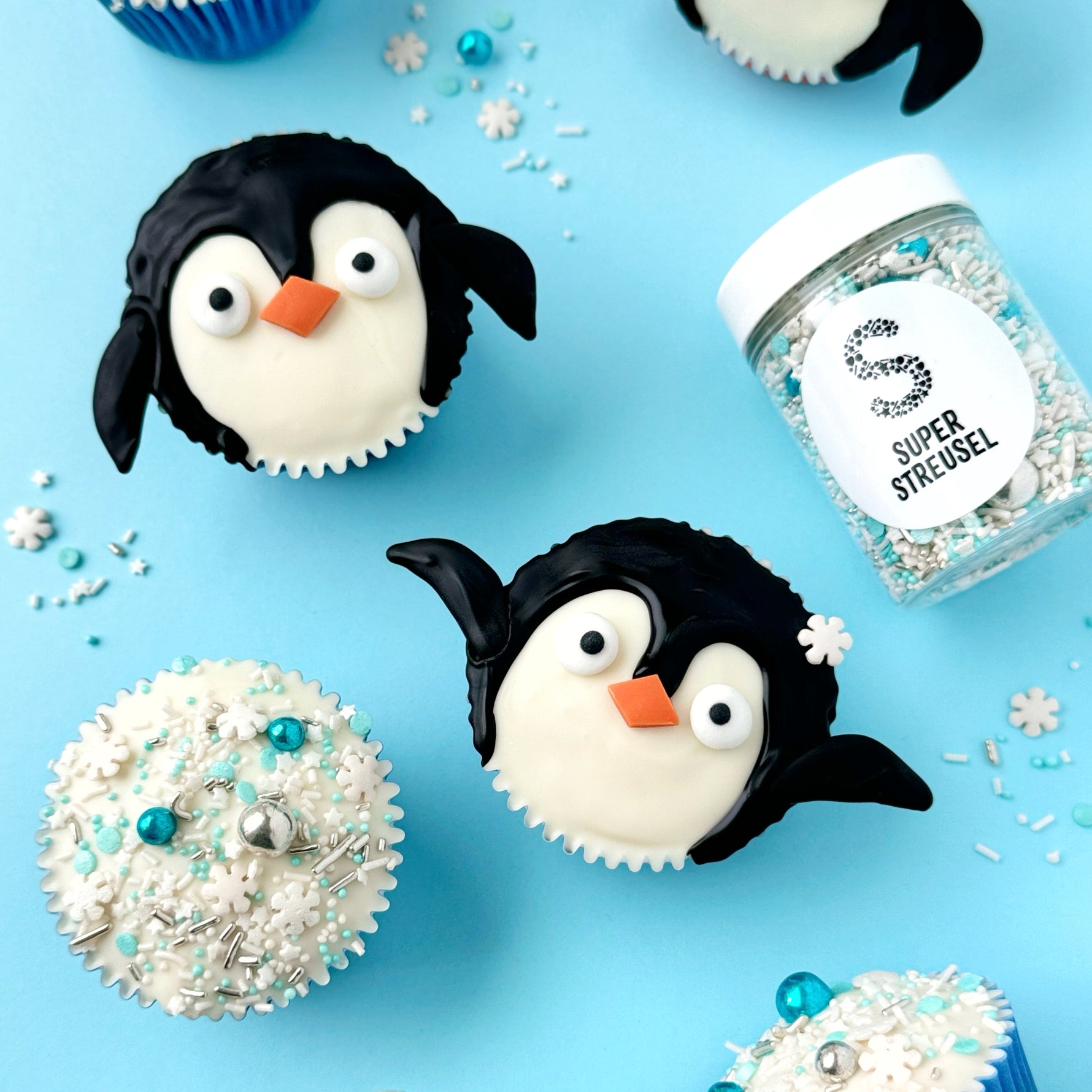 Pinguïn muffins