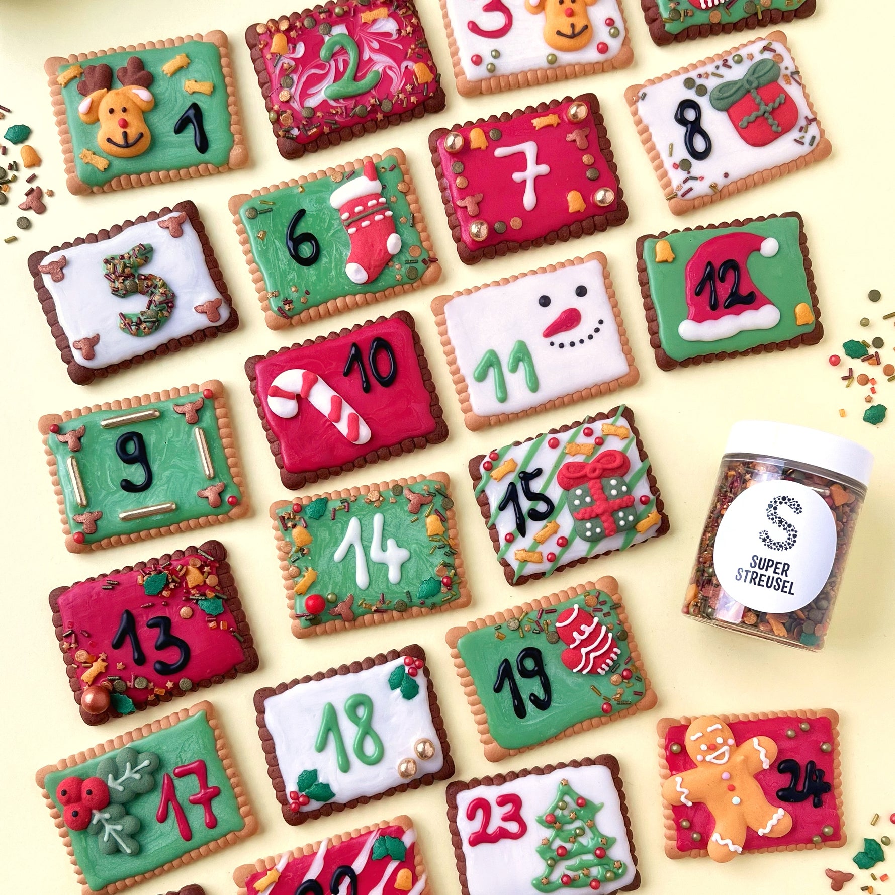 Boterkoekjes adventskalender