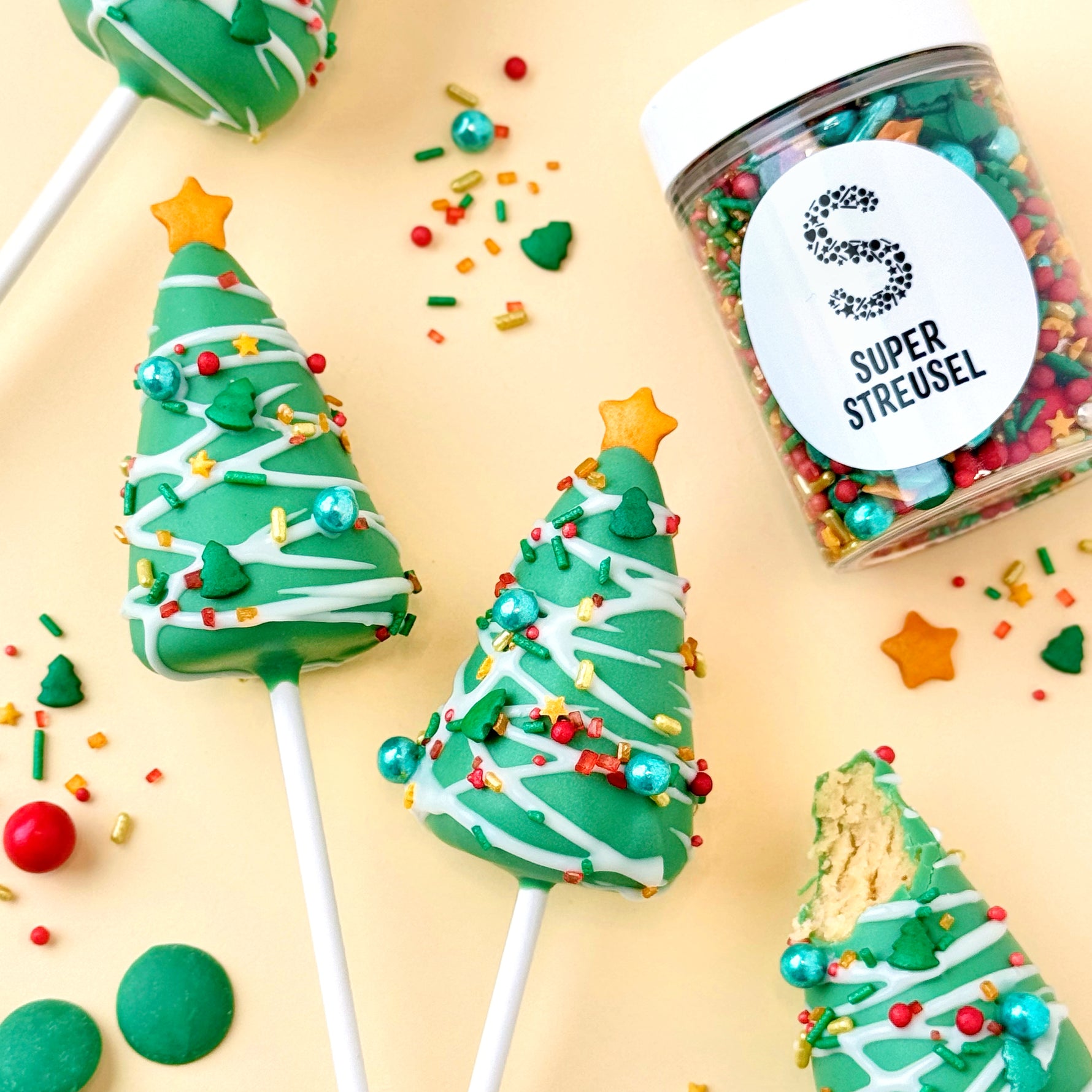 Kerstboom cakepops