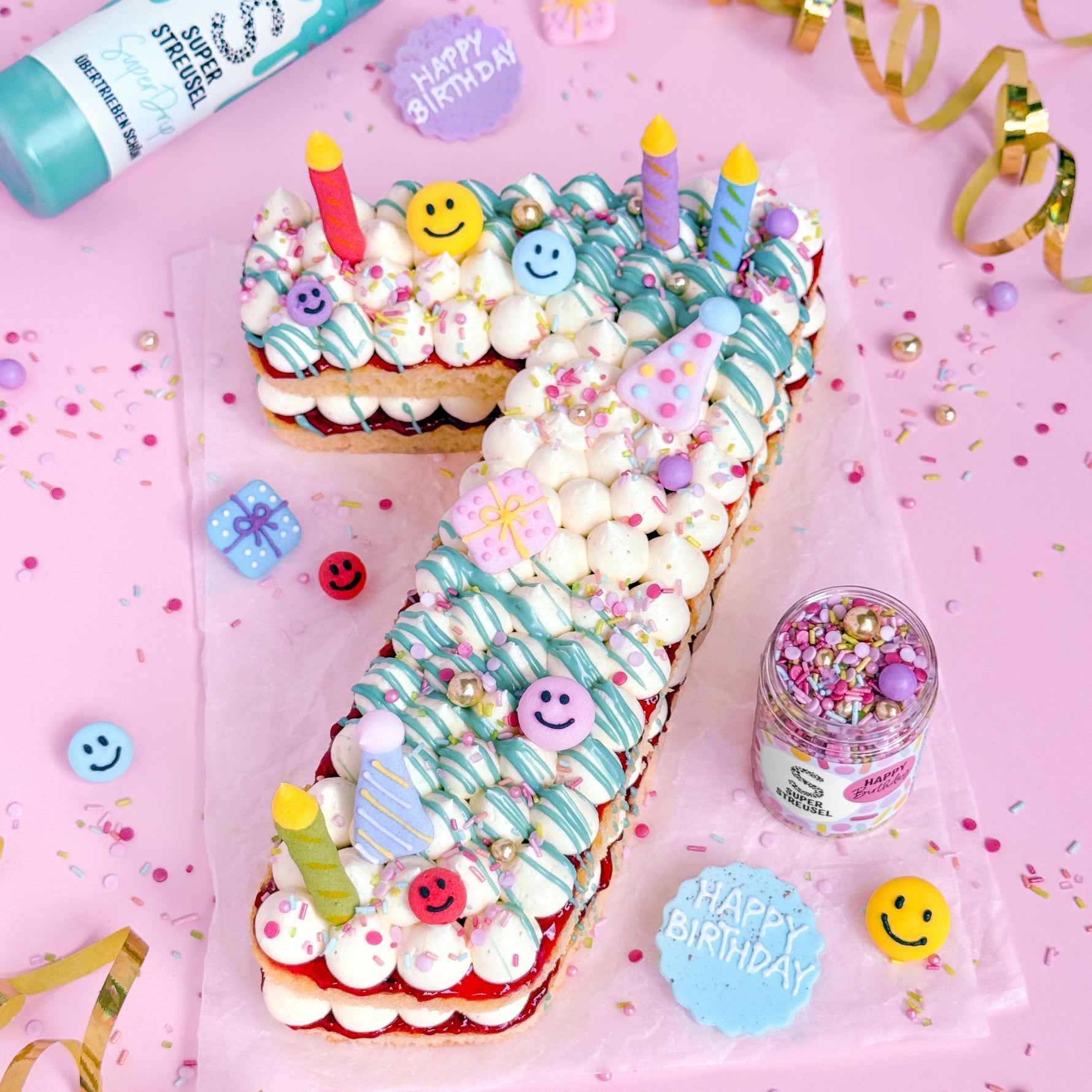 Number Cake “7 jaar Super Streusel”