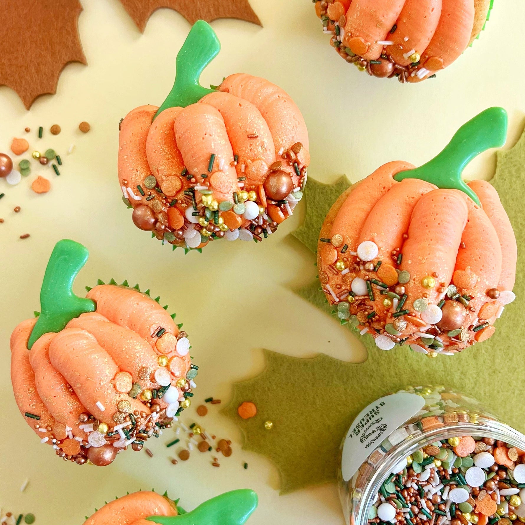 Pompoen Cupcakes