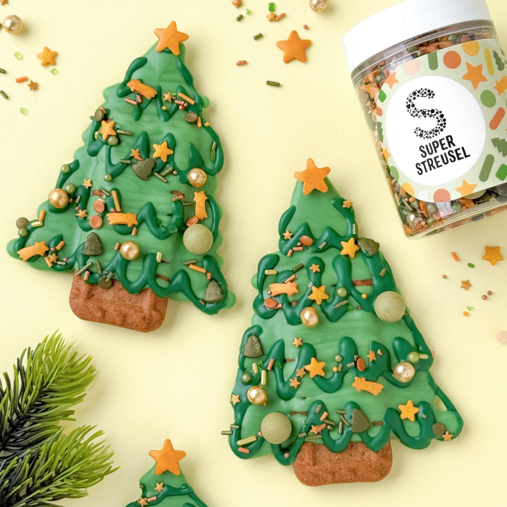 Speculaas kerstboompjes