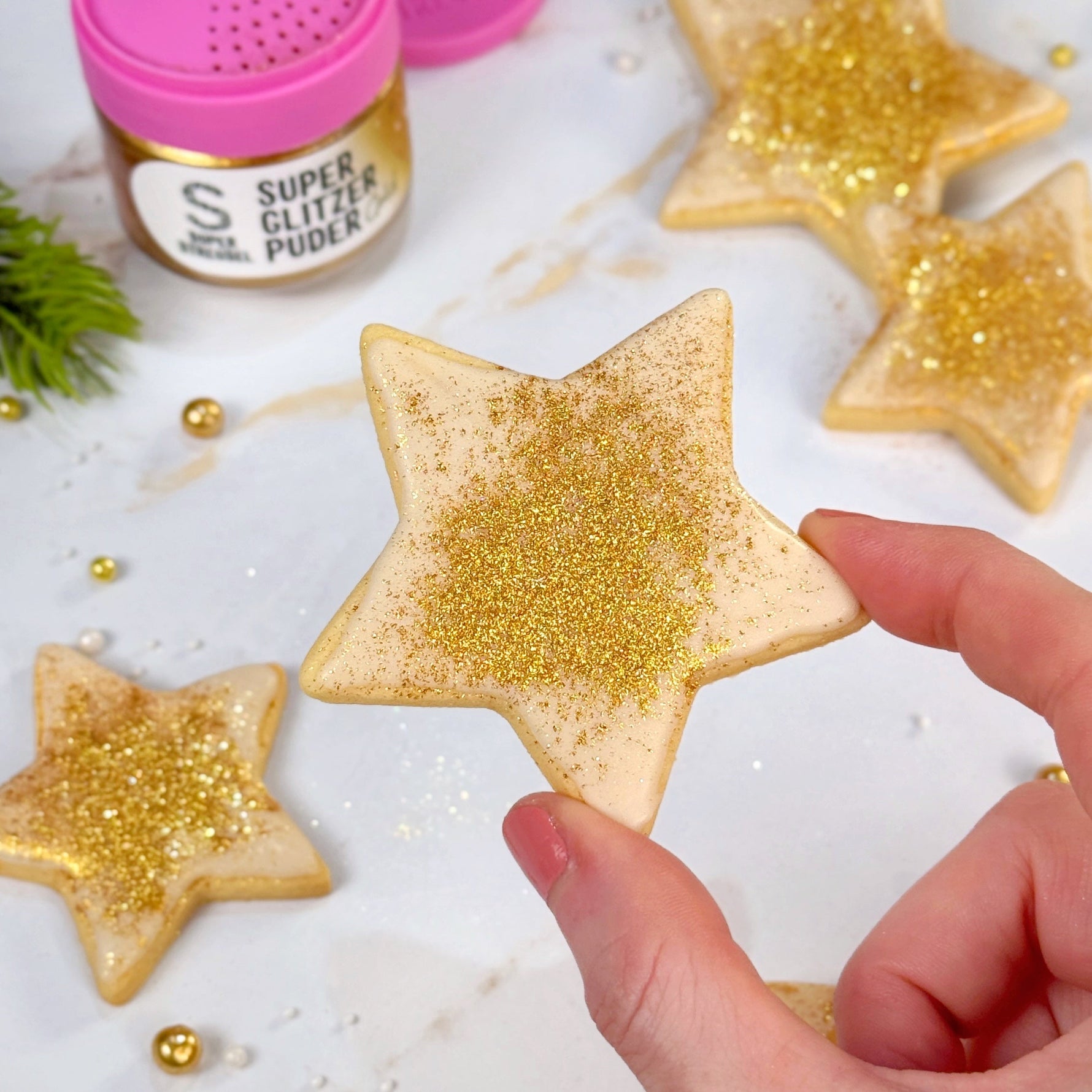 Glinsterende Kaneel Sterren