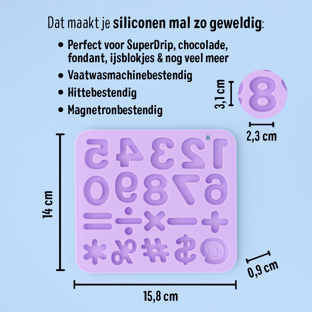 Siliconen mal Numers